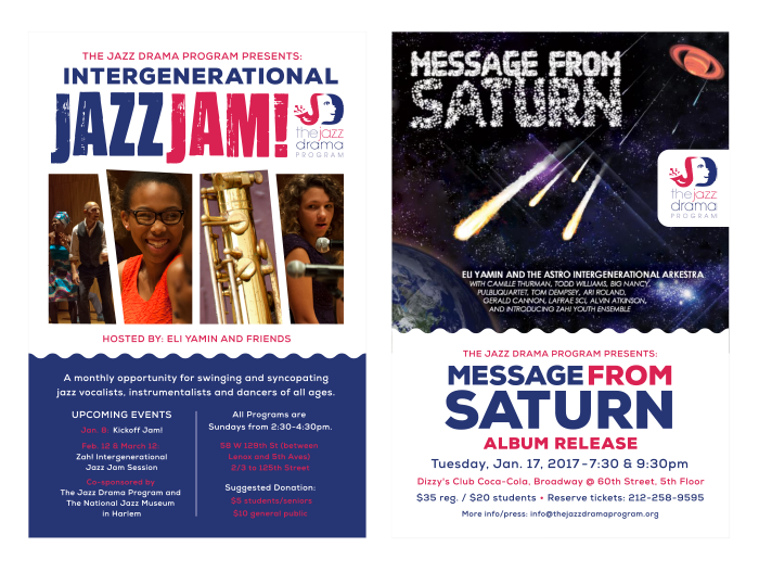 Jazz Drama Flyer Layout & Design