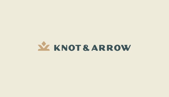 Knot and Arrow logo design