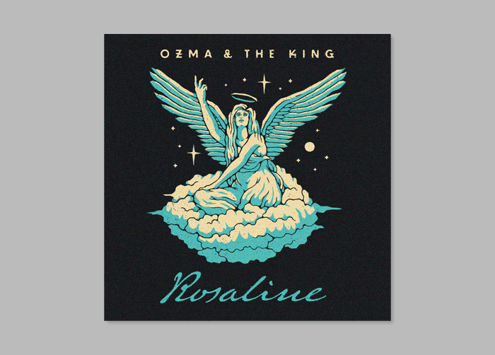 Rosaline Ozma & The King Single Art and Logo Design